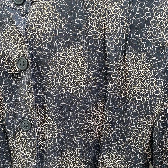 💯 Silk Club Monaco Belted Long Sleeve Midi Dress - Picture 6 of 9